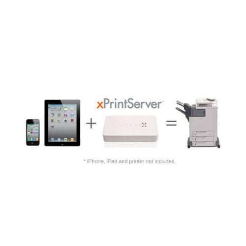 Lantronix xPrintServer Network Edition XPS1001NE-01 Monochrome Wireless Printer Connectivity