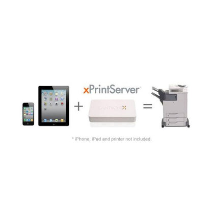 Lantronix xPrintServer Network Edition XPS1001NE-01 Monochrome Wireless Printer Connectivity