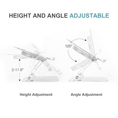 SHUWEI Laptop Cooling Stand 10-15 inches ABS Aluminum Air Cooling Pad