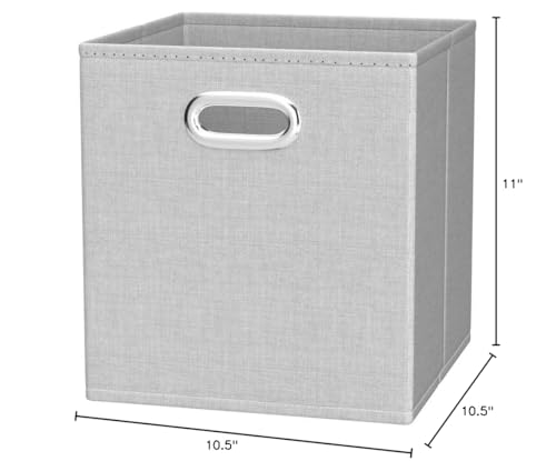 Amazon Basics 10.5" x 10.5" x 11" Fabric Storage Cube (6-Pack)