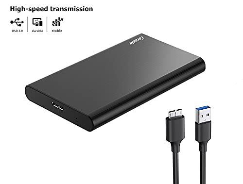 Caraele 500GB HDD03-500GB External Hard Drive USB 3.0 5400RPM 2.5-inch Portable Storage