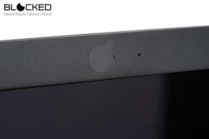 MyCamShield Black 57-Pack Tabbed Webcam Vinyl Cover - Waterproof - Matte Finish - 6 x 4 x 0.06 inches - 57 Pieces