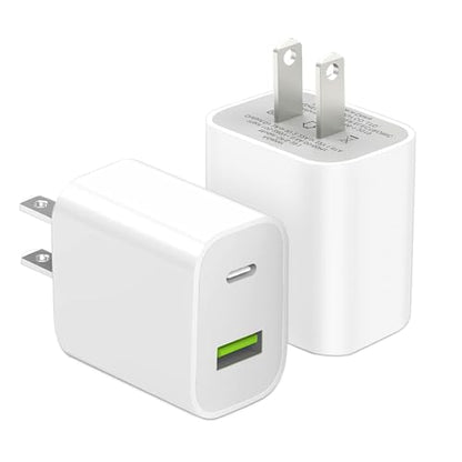DENGWENQIANG 20W Dual Port USB Type A and USB Type C Wall Charger OFS-391