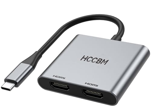 HCCBM USB C to Dual HDMI Adapter Model HCC-022
