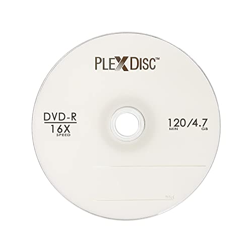 PlexDisc 4.7GB 16x Model 632-815-BX DVD-R Data Storage Media