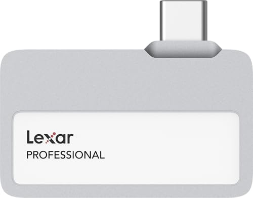 Lexar 1TB External Solid State Drive SSD LS400, USB 3.2 Gen 2, 1050MB/s Read Speed, Dust and Water Resistant, Portable, Compatible with Multiple Devices