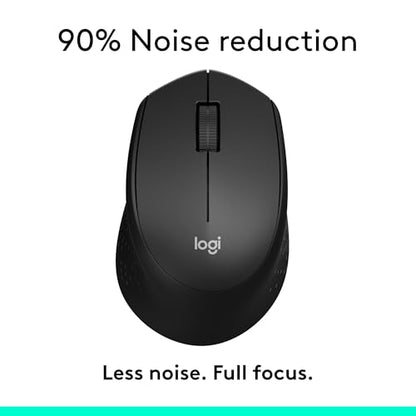 Logitech M330 Silent Wireless Mouse 2.4GHz Optical USB Receiver Battery Powered Wireless PC Mac Chromebook