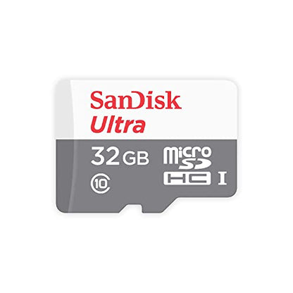 SanDisk 32GB SDSDQUAN-032G-G4A microSDHC Class 10 UHS-I Memory Card with SD Adapter
