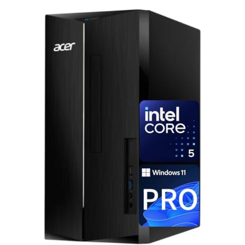 Acer Aspire Tower PC | 14th Gen Intel Core i5-14400 | 16GB DDR5 RAM | 1TB SSD Storage | HDMI | Ethernet | Computer Tower