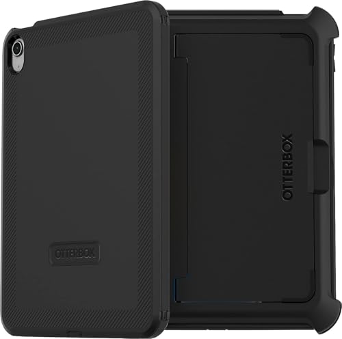 OtterBox iPad 10th Gen Defender Series Case - Black - Hard Polycarbonate - Water Repellent - 11.69 x 8.19 x 1.13 inches - 1 Pound