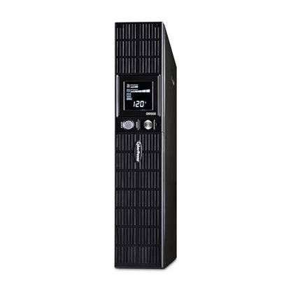 CyberPower 900W OR1500LCDRT2U UPS System with 8 Outlets, Metal, Black