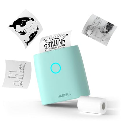 JADENS 2inch JD21 Monochrome Thermal Sticker Printer with Bluetooth Connectivity