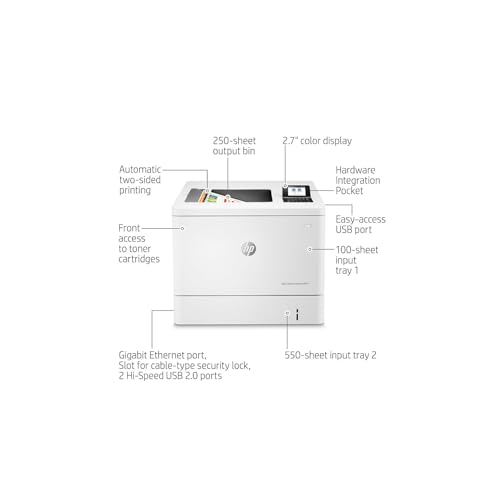HP Color LaserJet Enterprise M554dn 4800x1200 DPI All-In-One Printer