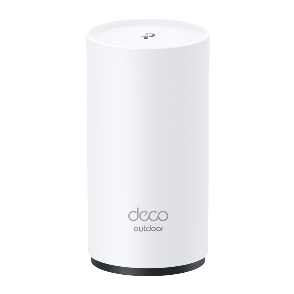 TP-Link Deco X20-Outdoor AX1800 Dual-Band Wi-Fi 6 Mesh Wi-Fi Extender | Coverage up to 2200 sq.ft | 2 Gigabit PoE+ Ports | Weatherproof | HomeShield Security | 1-Pack