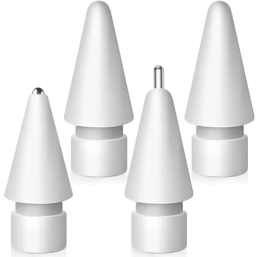 SIXFU Apple Pencil Tip Set 4 Pack Compatible with Apple Pencil 1st/2nd Generation and USB-C