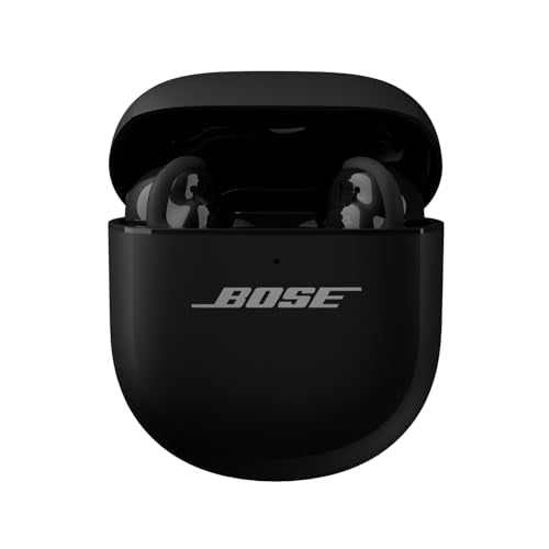 Bose Black 896637-0010 Wireless Noise Cancelling Earbuds with 6 Hours Battery Life and Bluetooth 5.3 Connectivity