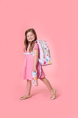 Simple Modern Kids Medium FL-12-D-PRN-RBO 12L Backpack, Princess Rainbows, Polyester, Water Resistant, 15-inch