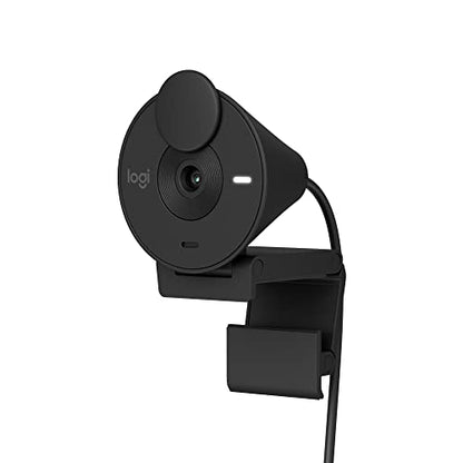 Logitech Brio 301 1080p Webcam with Fixed Focus, 16:9 Aspect Ratio, and USB Connectivity