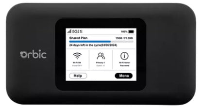 Generic Orbic Speed X R562L5 5G Dual-Band Mobile Hotspot Portable