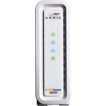 ARRIS 5.13" x 1.75" x 5.25" SB8200 2 Port Cable Modem 5 Gbps Ethernet