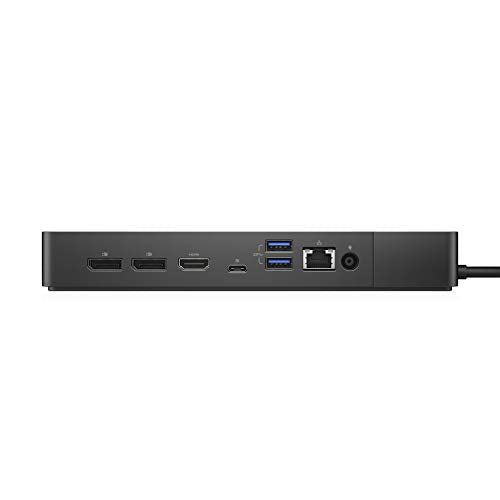 Dell 8.07" x 8.1" x 1.1" WD19 Docking Station USB Type C 90W Black