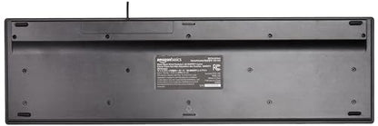 Amazon Basics 105 Key QWERTY Wired Keyboard MD005