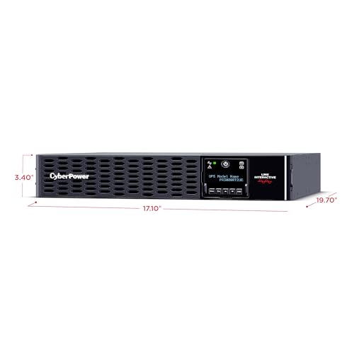 CyberPower PR3000RT2UC 3000VA/3000W UPS Battery Backup Rack/Tower, 120V, 30A