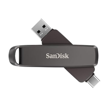 SanDisk 512GB SDDDE1-512G-G46 USB Flash Drive, Up to 1,000MB/s Read Speed, Dual USB Type-C and Type-A Connectivity