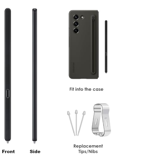 SLQ 1.5mm Slim S Pen Fold Edition for Galaxy Z Fold 6/Fold 5 - Black