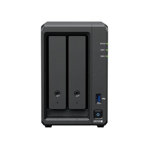Synology 8TB DS725+/4TB-WD Network Attached Storage NAS