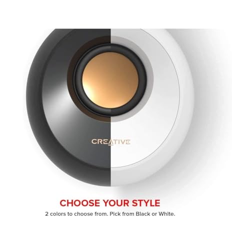 Creative 2.0 Stereo Speakers 51MT66AA02 USB Wired Low Frequency Sound Enhancement