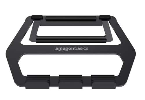 Amazon Basics 13inch NCS201-B Stand 18° Tilt Foldable Aluminum Laptop Stand