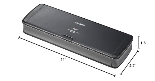 Canon 11" x 1.6" imageFORMULA P-215II Document Scanner 600 DPI