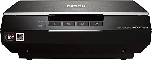 Epson 11" x 4.6" Perfection V600 9600 dpi CCD Flatbed Scanner
