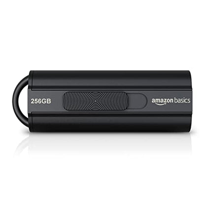 Amazon Basics 256 GB USB 3.0 Flash Drive, Model LS21USB256G1, Read Speed 130MB/s, Write Speed 30MB/s, USB Type A