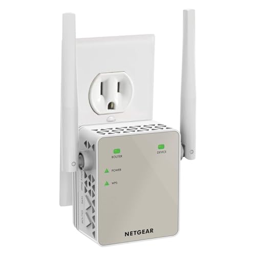 NETGEAR 802.11ac EX6120-100NAS AC1200 Dual-Band Wireless Range Extender