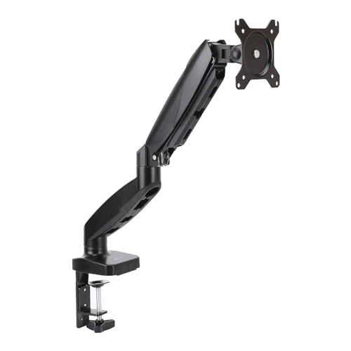 Amazon Basics 15-27 inch Gas Spring Monitor Arm DS-MADSBE Tabletop Mount, Swivel