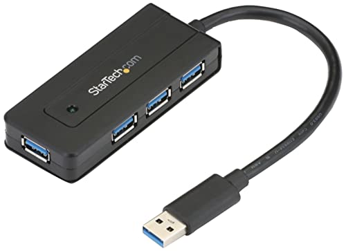 StarTech.com 4-Port USB 3.0 Hub ST4300MINI 5Gbps Black