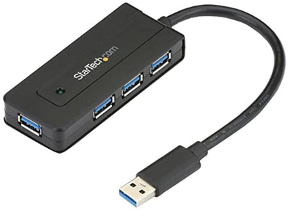 StarTech.com 4-Port USB 3.0 Hub ST4300MINI 5Gbps Black
