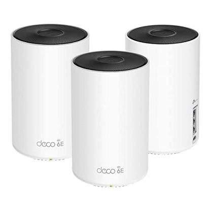 TP-Link 10" x 4" x 12" AXE5300 Tri-Band Wi-Fi 6E Routers, 3-Pack