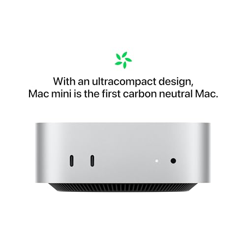 Apple 5 x 5 x 2 inches MU9D3LL/A Desktop Computer M4 Chip 16GB Unified Memory 256GB SSD