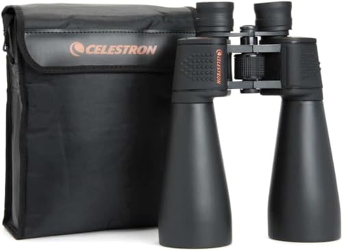 Celestron 15x70mm 71009-CGL Porro Prism Binoculars, Center Focus, Manual Focus, Water Resistant