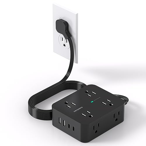 HANYCONY 8-Outlet 4-USB Power Strip Model HN8U5WC2