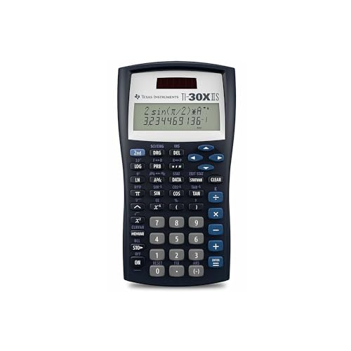 Texas Instruments 30XIIS 2" LCD Solar Powered Scientific Calculator