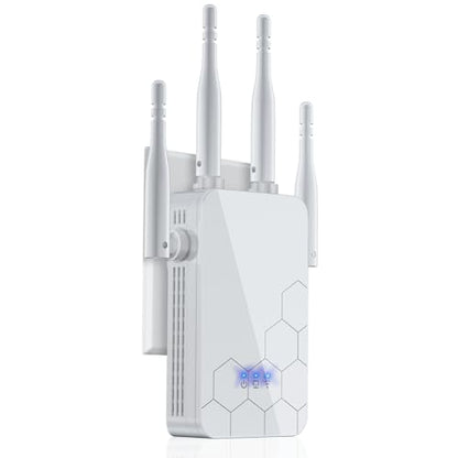 Cyseed WiFi Extender 10000 Sq.ft Repeater White