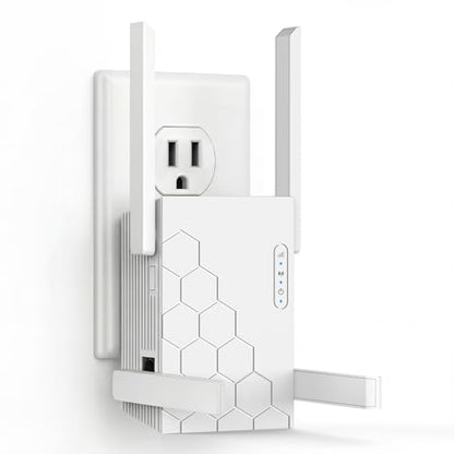 Zelikovitz 1 Unit M-A30 Dual-Band WiFi Extender 1200 Mbps Coverage 10200 sq.ft