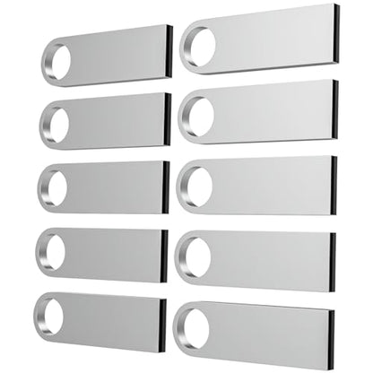 ABLAZE 8GB ZX-10P USB 2.0 Flash Drive 10 Pack Metal