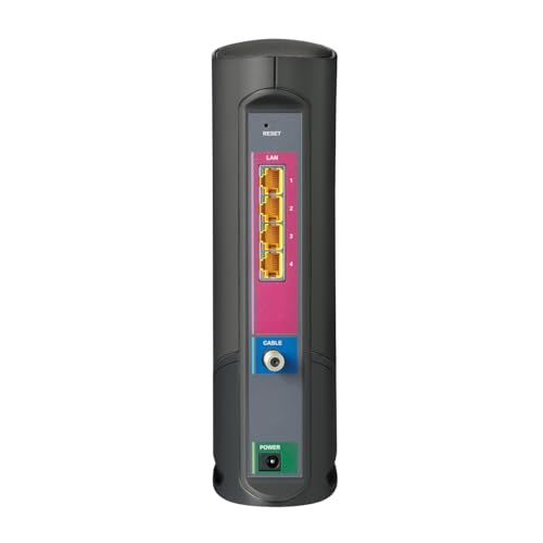 ARRIS G34 Docsis 3.1 Cable Modem WiFi 6 Router - AX3000 Dual-Band - 4 Ethernet Ports - 120 Volts