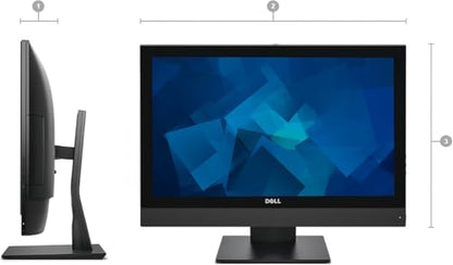 Dell 21.5" OptiPlex 5250 All-in-One Desktop Computer | 1920x1080 | Windows 11 Pro | Intel G4560 | 8GB RAM | 256GB SSD