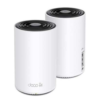 TP-Link 2-Pack Deco XE75 Pro Tri-Band WiFi 6E Mesh System AXE5400 2.5G WAN/LAN Port